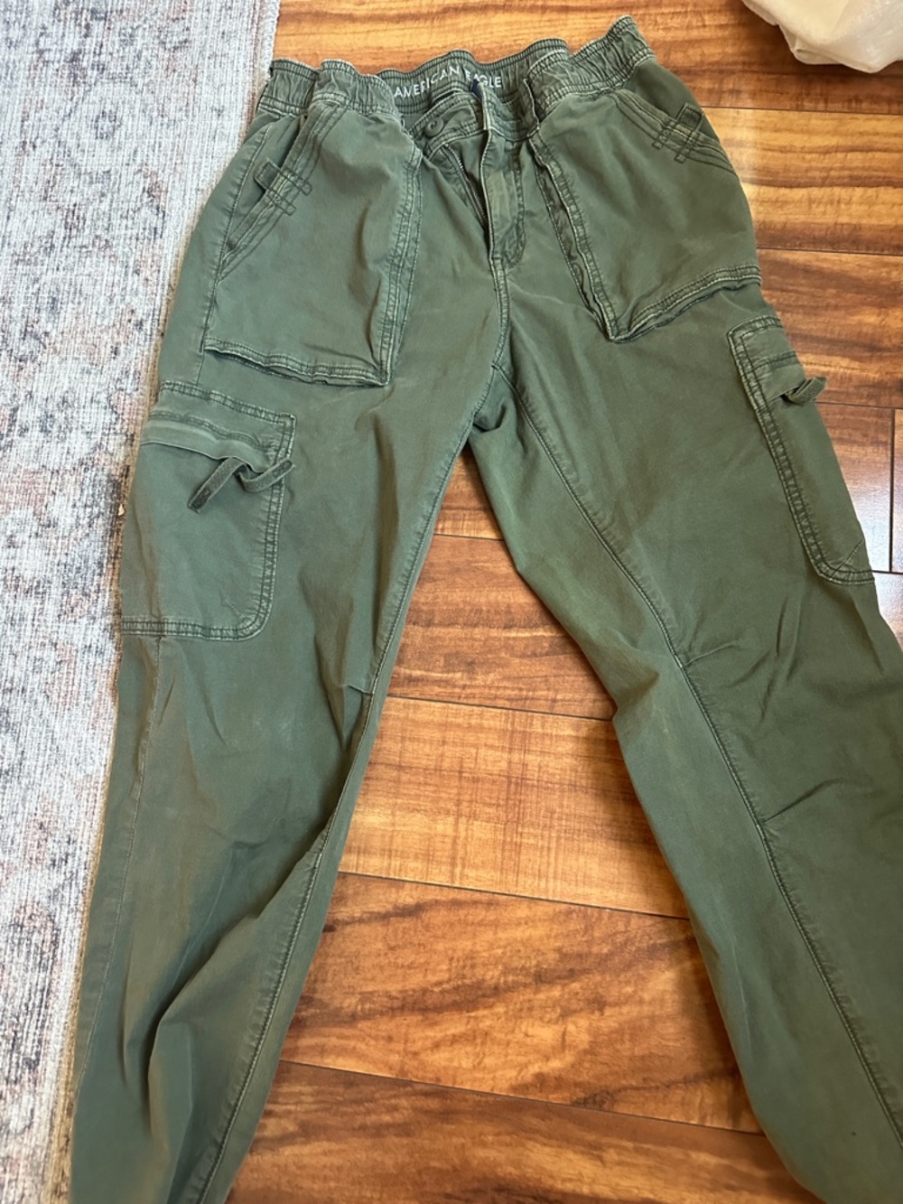 American Eagle Outfitters Olive Utility Cargo Pants